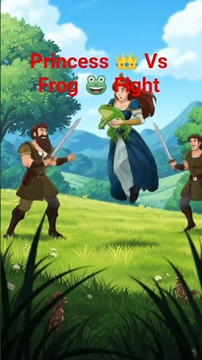 “The Princess vs The Frog Hunters – Epic Battle in the Sunny Green Lands (HD)” #shortvideo #animals