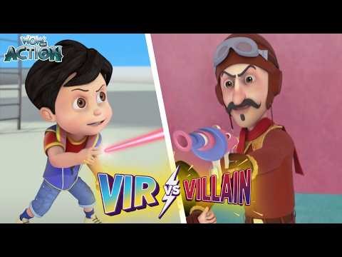 Vir The Robot Boy | Building Mai Bomb | Vir Vs Villain Compilation🔥🤖| Wow Action