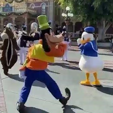 Donald And Goofy At Disney World!