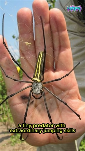 Wood Spider Facts You’ve Never Heard Before! 🕷️ #uniquefacts #facts #spider #animals#nature