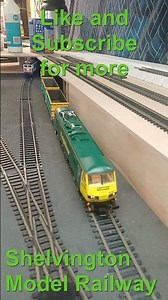 Bachmann Class 90 Loco With some SR Wagons Model Railway Layout 2025 at #shelvingtonmodelrailway