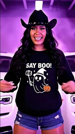 The Cozy "Say Boo" Sweatshirt You Need This Halloween!