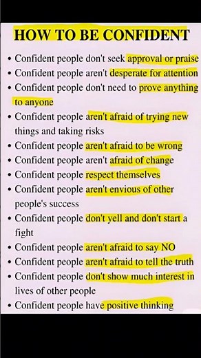 "7 Secrets to How to Be Confident 🚀✨ CHANGE Your Life Today!" #howtobeconfident