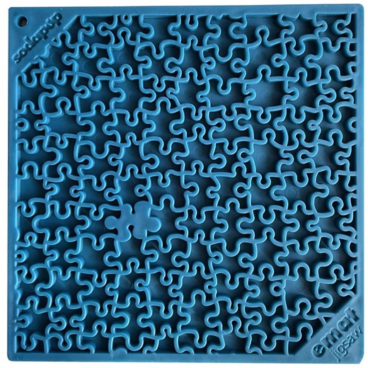Jigsaw Puzzle eMat - Enrichment Lick Mat for Dogs and Cats | eMat Enrichment Toy for Anxiety Relief | USA Made - K9 Outdoors