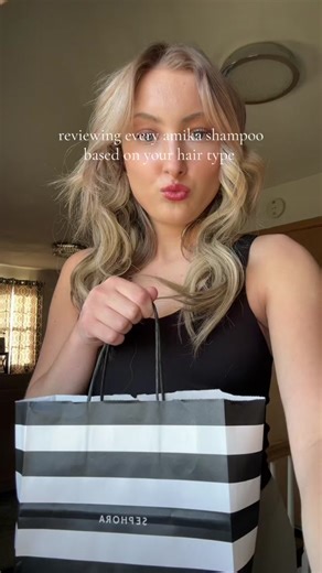 have never gone back to any other shampoo ever since using amika 🤍 #amika #healthyhair #fyp #sephora #amikahairproducts #haul #review #fy #hairroutine #voluminoushair #tiktoktrend #hair #haultok #amikashampoo #hairdresser #hauls