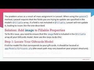 How to Fix BLOB image file cannot be updated Issue in Laravel