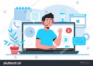 Technical Support Call Center Concept Vector Stock Vector (Royalty Free) 1929949121 | Shutterstock