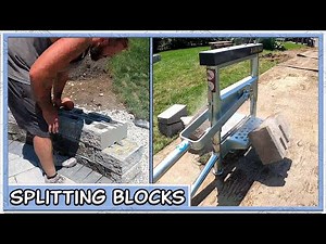 Making Custom Corners for a (Split Faced) Sitting Wall