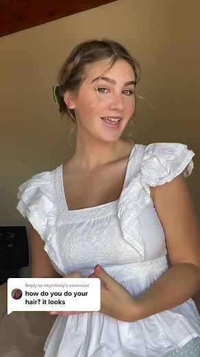 Romantic Cottagecore Hairstyle Tutorial with Braids and Bun