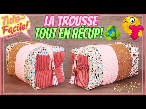 Sewing Tutorial #DIY Easy Recycling - The Multi-Purpose Kit ALL MADE OF RECYCLING ♻️ #ByMélou 🥰