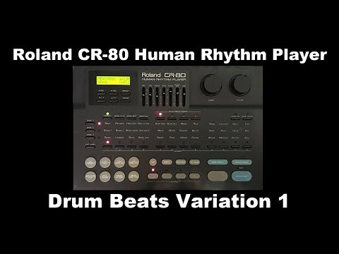 Roland CR80 Human Rhythm Player Presets