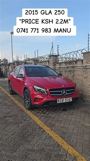 CALL OR WHATSAPP: 0741 771 983 MANU 💰 PRICE: KSH 2,200,000/= ✔ 50% FINANCING AVAILABLE – Pay Balance Within 24 Months 🔹 Vehicle Specifications • Make : Mercedes Benz • Model : GLA 250 • Year : 2015 • Body Type : SUV • Fuel Type : Petrol • Transmission : Auto • Engine Capacity : 1600 Turbocharged • Vehicle Status : Locally Used 🔹 Description Slightly Used With Low Mileage Well-maintained locally used unit available for immediate purchase. Flexible 50% financing option makes ownership easier an