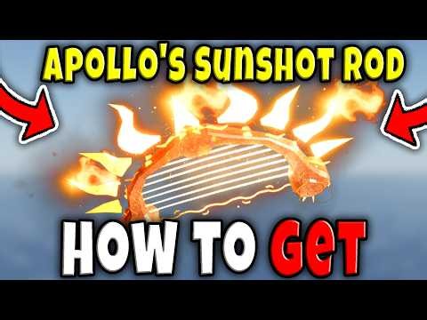 How to GET APOLLO'S SUNSHOT ROD FAST in FISCH Roblox
