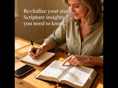 Revitalize Your Study: Scripture Insights You Need to Know