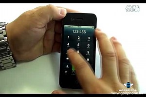 【Goophone(谷蜂)4GS全系列视频教程一】装SIM卡及开关机