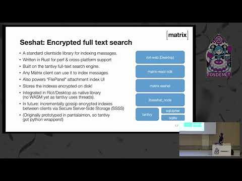 Making & Breaking Matrix's E2E encryption In which we exercise the threat model for Matrix's E2E en…