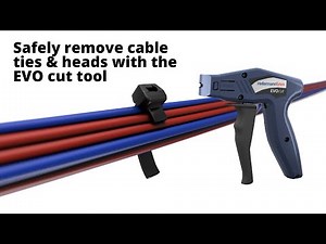 How to safely remove plastic cable ties with the EVO cut tool