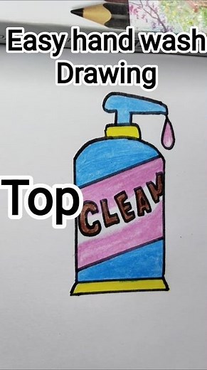 easy hand wash drawing #shorts #drawing #art