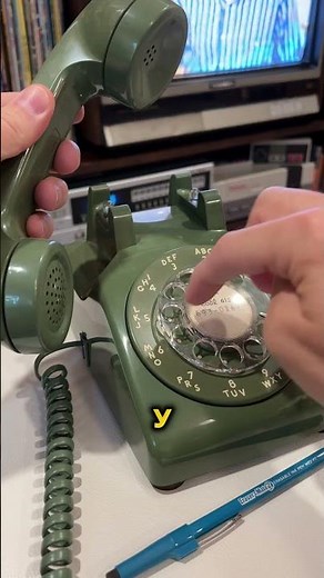 How did old rotary telephones work? ☎📞