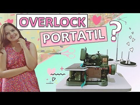 Como deixar a OVERLOCK CHINESINHA PORTÁTIL