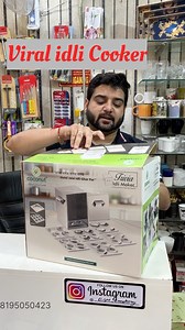 Viral idli cooker and steamer Ideal for cooking idlis Very convenient and easy to use Comes with 6 plates 4 idli plates 1 mini idli plate 1 dhokla/steamer plate Additional plates available as per requirement Ideal for home use Products dimensions 16 cm length 16 cm width 20 cm height Heavy quality stainless steel Can be used on gas as well as Induction Holds high volume of water hence makes soft and fluffy idlis compared to normal idli cookers Can cook upto 24 normal sized idli at once Helps con