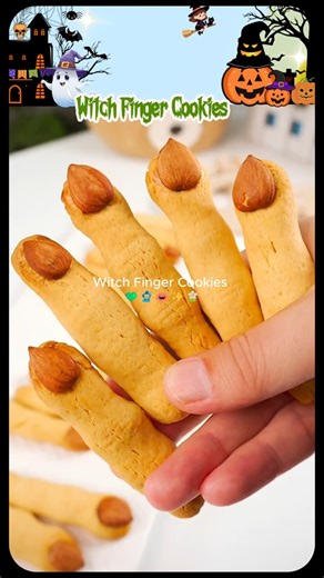 Halloween WITCH FINGER Cookies