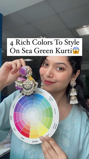 Do you have Sea Green 💚💚💚💚Color Kurti? Save this✅😍😍😱😱 Try these Amazing Rich colors contrasts to style on your Sea Green 🌈Pre-Monsoon Sale🌈 50% to 70% OFF ✨ 🎁 FREE Earrings worth ₹799 on prepaid orders above ₹1999🌟 👉Extra ₹150 above ₹3000 👉Extra ₹400 above ₹5000 👉Extra ₹800 above ₹8000 ✨All Earrings - Flat 50% OFF✨ 👉Buy 3 Earrings - Get ₹300 OFF 👉Buy 5 Earrings - Get ₹500 OFF 🟣We promise you will want to buy every Jewellery set if you checkout the collection BlingBag has to off