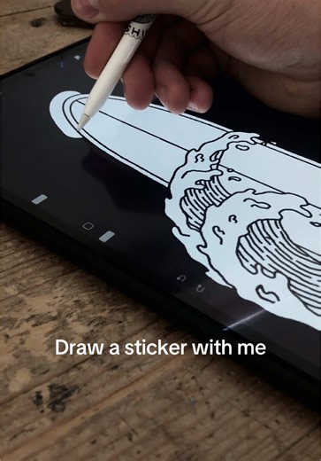 Satisfying Sticker Art: Draw With Me!