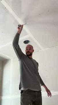 Taping drywall with the @BuddyToolsLLC tape buddy.