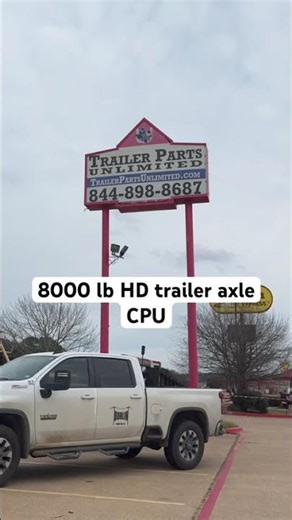 Carter 8k electric brake trailer axle for heavy hauls