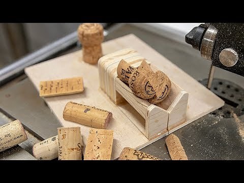 Simple Bandsaw Jig For Cutting Corks / How To Cut A Cork In Half