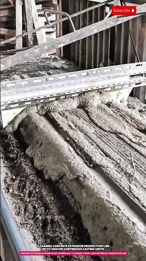 Concrete Extrusion Machine Tools Technology 6 Channel System - 1200 mm Precast Production Line