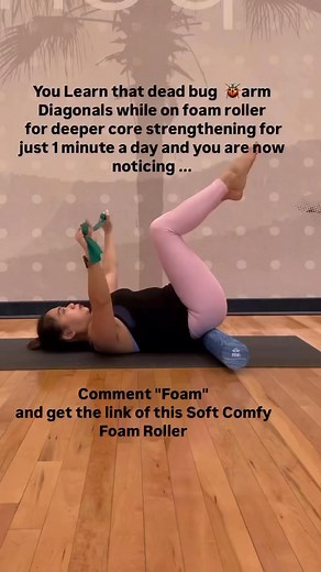 Just use a Band during Dead Bug core routine and let the change begins ! Are you ready to transform your postpartum journey? Let's talk about one of the best exercises you can do to enhance your recovery: the dead bug with a twist! 🐞💪 This powerhouse move not only targets your deep core muscles but also incorporates diagonal movements by pulling an elastic band apart. It's all about that deep core activation—one arm at a time! 💥 As you perform this exercise, remember to keep the tension in th