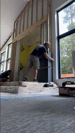 Z cliping panels in place #zclip #frenchcleat