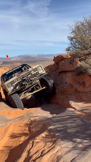 1.7K views · 363 reactions | Heading into the first part of The Fallen trail with @jimmyj615 ’s crew cab square in Sand Hollow. #sandhollow by @allhosevegas @alcanspring @affordable_bender @mercenaryoffroad @offroaddesign @thurenfab #fullsizeinvasion | Fullsize Invasion | Facebook