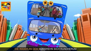 Die Räder vom Bus | Kinderlieder deutsch | Das Buslied | Kinderlieder zum Mitzingen