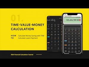10bII Financial Calculator - Time Value Money Tutorial & Example