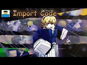 High Quality Naoya moveset in jjs [ IMPORT CODE ]