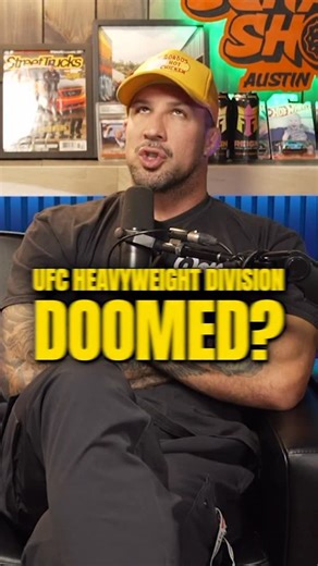 Brendan Schaub on Instagram: "Heavyweight division is in shambles it's never been worse. Not even close. There are some massive names the UFC could snag but they pass. No idea why."