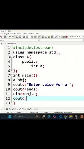 C++ Classes Made Simple | Read & Print Class Member Value | Beginner Friendly | Object & User Input