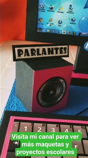 model of the computer and its parts