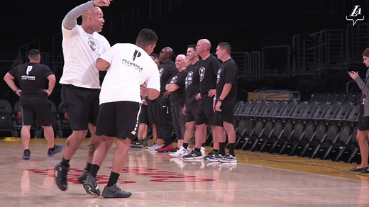 Looking back at our Hoops for Troops program over the years. Grateful to all of those who have served and sacrificed for our nation. | Los Angeles Lakers