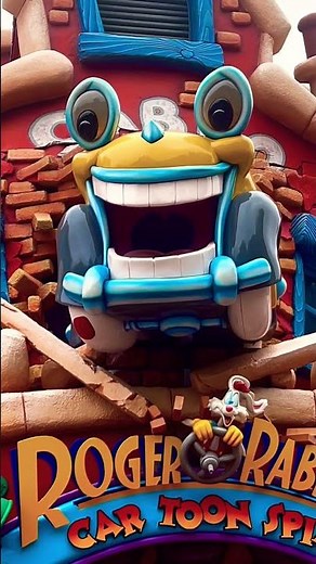 Disneyland Toontown Magic! 🚗 Roger Rabbit’s Cartoon Car #disney #cartoon #shorts
