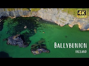 Ballybunion Cliffs, Co. Kerry, 🇮🇪 Ireland - 4k Drone view