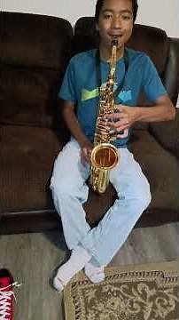 Playing 20Th Century Fox Intro With Alto Saxophone