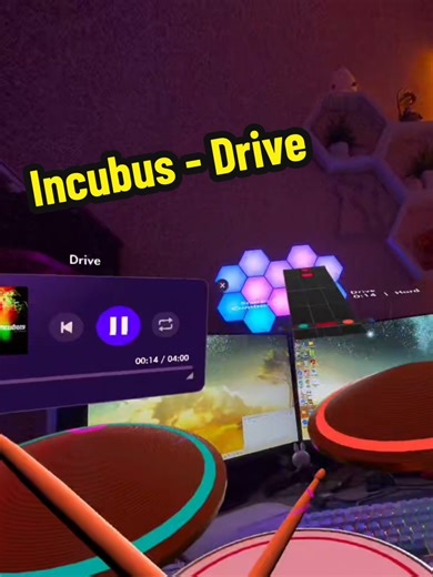 Drive by Incubus: Virtual Reality Drum Cover Experience