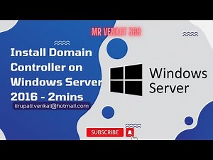 Installing Domain Controller on Windows Server 2016