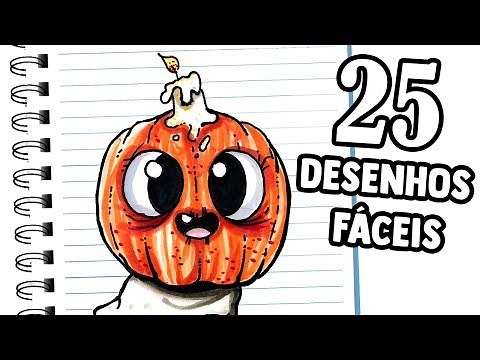 25 DESENHOS FÁCEIS QUE TODO MUNDO CONSEGUE FAZER