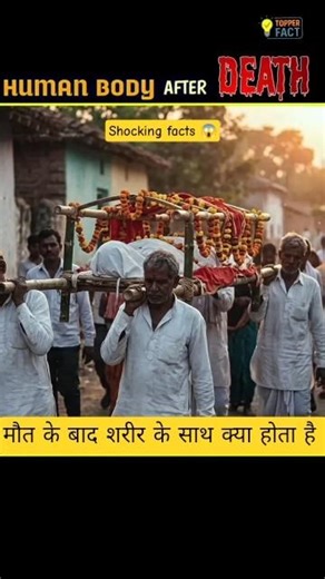 Marne Ke Baad Body Ke Saath Kya Hota Hai? 😳 | Shocking Scientific Facts #facts #shorts
