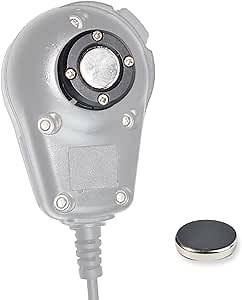 TWAYRDIO Magnetic Mic Holder, Mobile Radio Microphone Magnet Mount, CB Mic Hanger, Mounting Solutions for Car Truck Dash Board, Compatible with Motorola Kenwood Mics